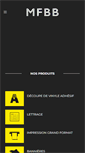 Mobile Screenshot of mfbblettrage.com